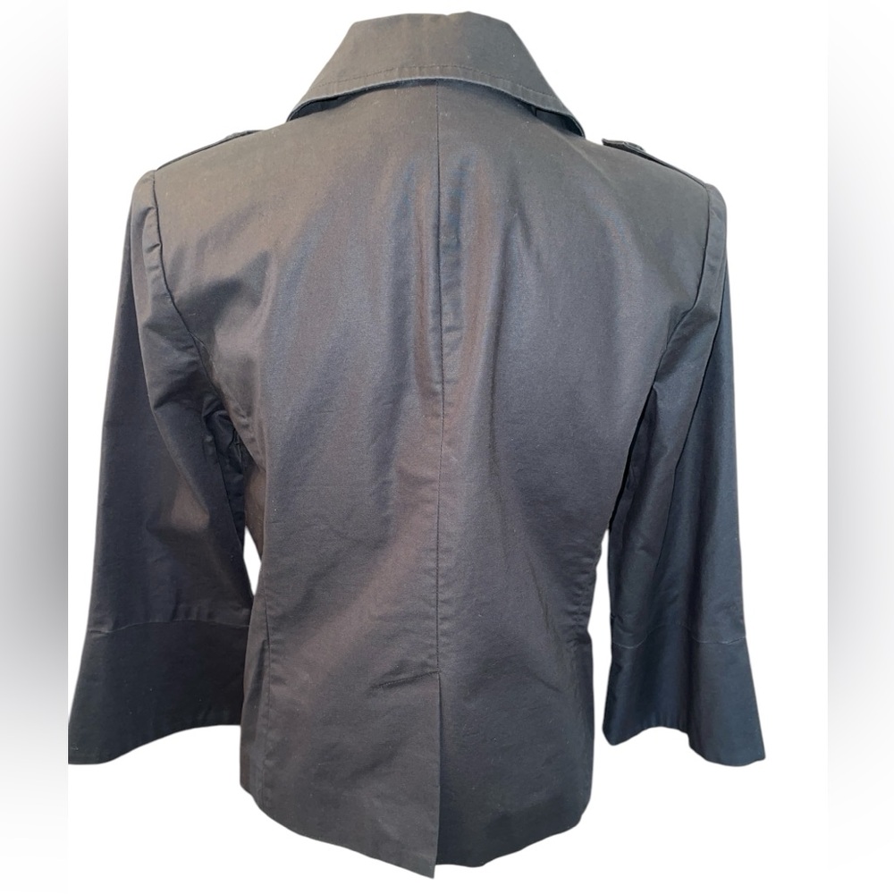 Rafaella Soft Black Cotton Jacket size Large - Picture 4 of 16